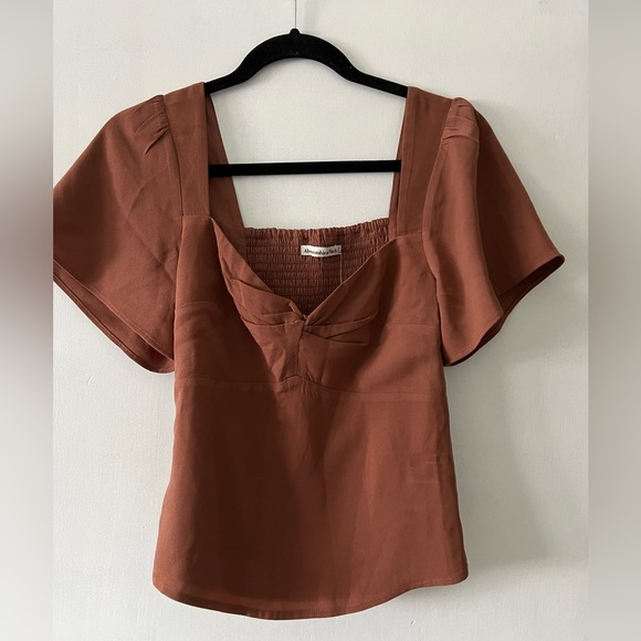 Abercrombie flutter sleeve blouse - Picture 1 of 2